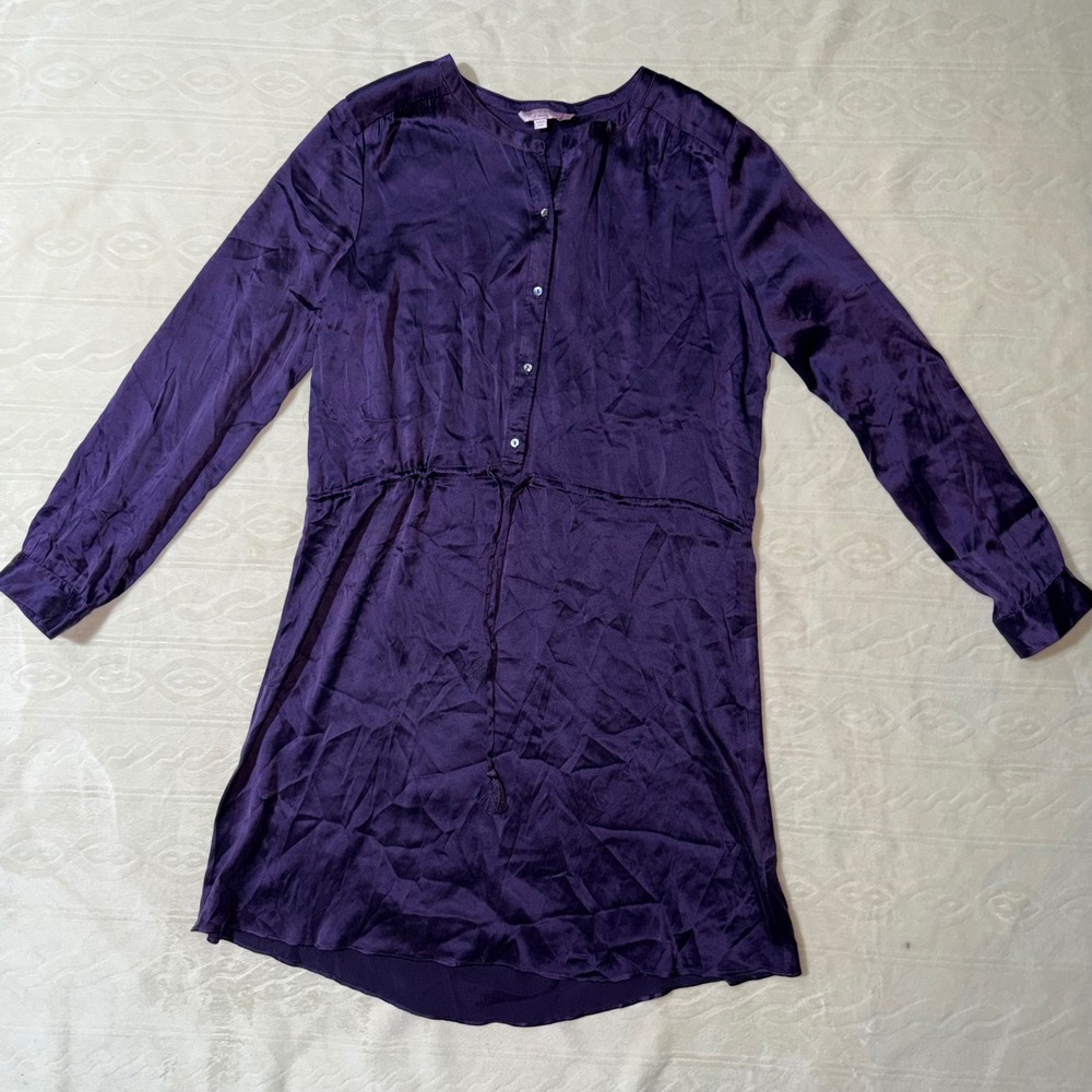 Calypso St. Barth long sleeve silk dress